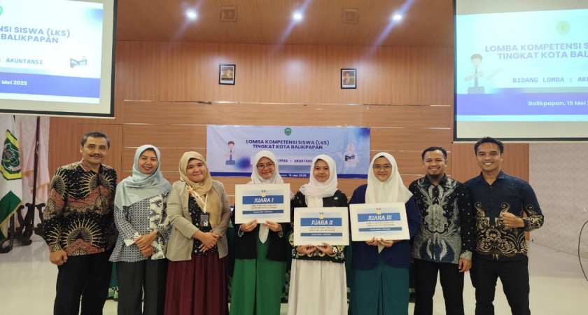 LKS Akuntansi 2025: SMK Negeri 2 Balikpapan Raih Juara Pertama di Tingkat Kota Secara Akuntabel!